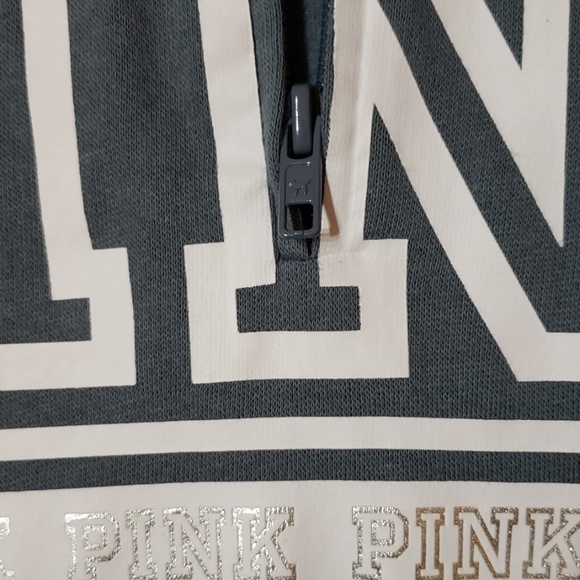 Victoria Secret Pink 1/4 zip up hoodie - Picture 3 of 7